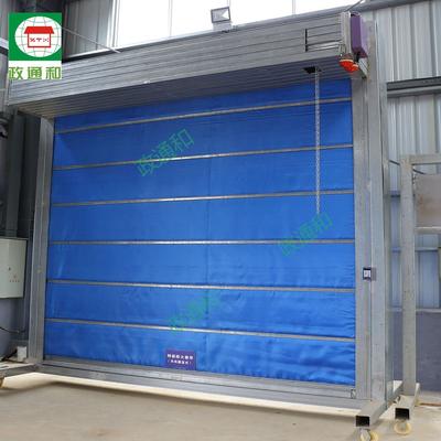 Fire rated inorganic rolling shutter