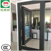 Steel non-heat-insulated fire resistant glass window